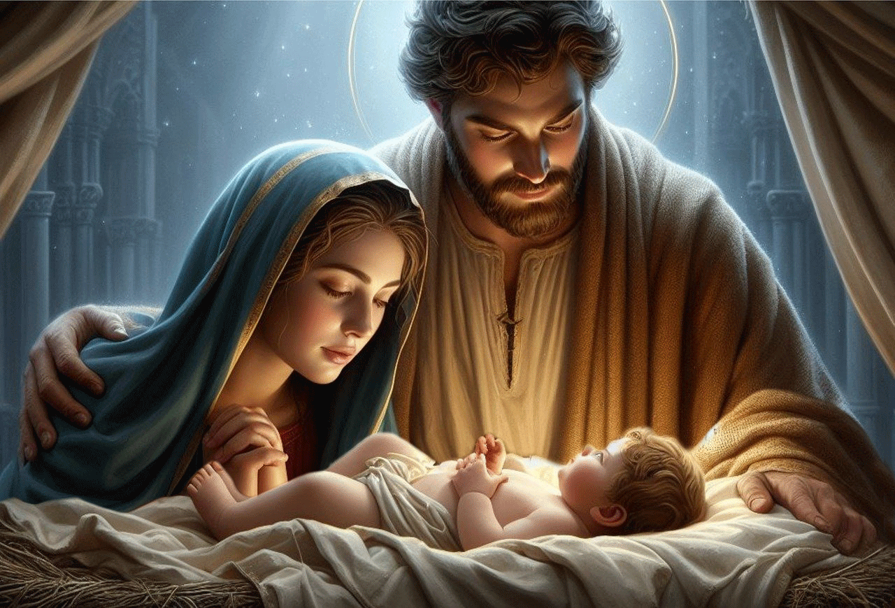 Nacimiento del Niño Jesús, una Historia de Navidad